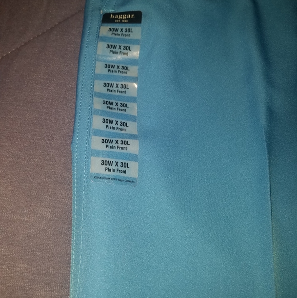 Haggar men's flat front pants 30x30 - Picture 2 of 5